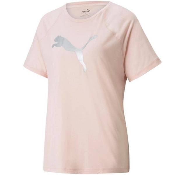 Koszulka damska Puma Evostripe Tee różowa 589143 36