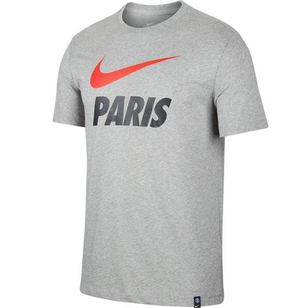 Koszulka męska Nike PSG Tr Ground Tee szara CD0406 063