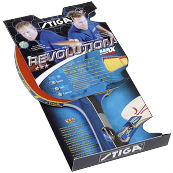 Rakietka do tenisa stołowego Revolution Max Stiga niebieska
