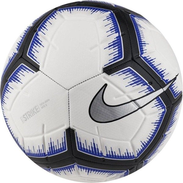 Piłka nożna Nike Strike biało-niebiesko-czarna SC3310 101